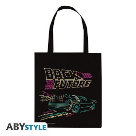Back to the Future Taška přes rameno - Neon DeLorean