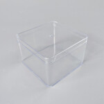 Cake Star plastová krabička s víčkem 9,5x9,5x6,3cm