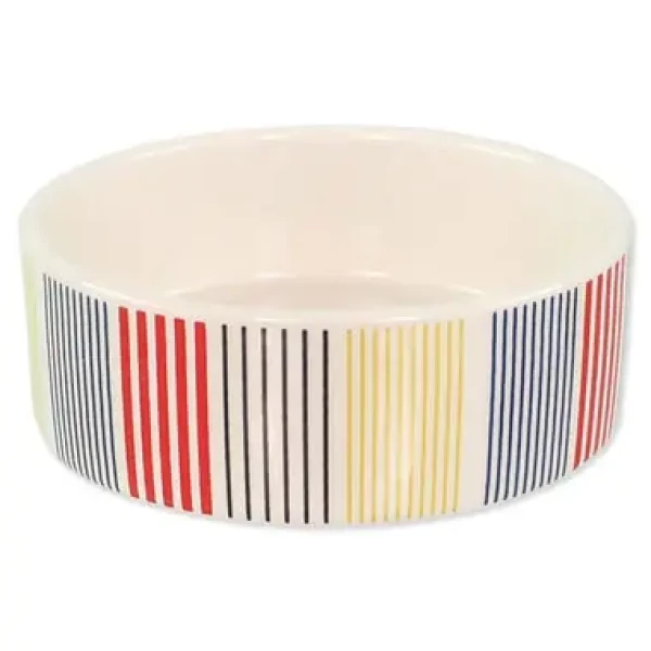 Dog Fantasy Miska keramická barevné pruhy 12.5x4.5cm 280ml (454-80925)