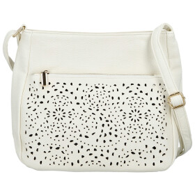 Trendy dámská koženková crossbody kabelka Orma, béžová