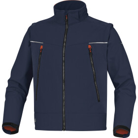 DELTA PLUS Polar mikiny - Softshell - Svetry Barva: Námořnická Modrá/ Oranžová, Velikost: 2XL (ORSAMOXX)