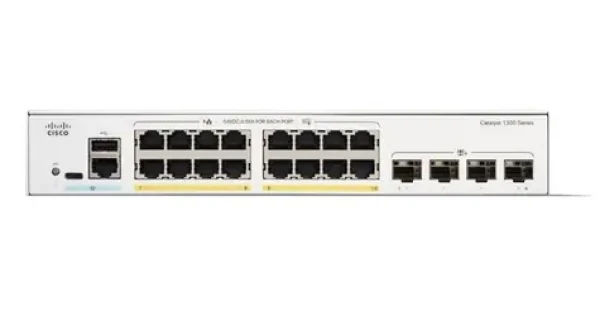 Cisco Catalyst 1300 16x GbE Full PoE REFRESH / Switch / 2x SFP 1G (C1300-16FP-2G-RF)