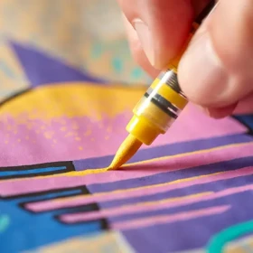 Sharpie Creative černá / Akrylový popisovač / štětcový hrot / vodovzdorný / 1ks (2218069)