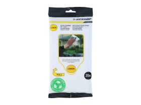 Vlhčené ubrousky na sklo DUNLOP Lemon 20ks