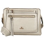 Trendy dámská koženková crossbody kabelka Anita, zlatá