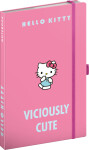 Notes Hello Kitty, linkovaný, 13 x 21 cm