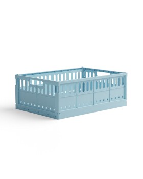 Skládací přepravka maxi Made Crate - crystal blue
