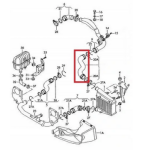 Hadice turba ŠKODA SUPERB 01-08 1,9TDi 2,0TDi 96/103kW