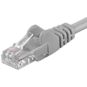 PremiumCord UTP CAT5E 7m / Patch kabel / RJ45-RJ45 / šedá (8592220001308)