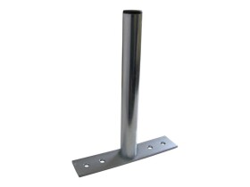 Držák stožáru jezdec s pásem - výška 50cm