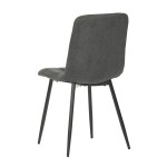 Jídelní židle, šedá, látka, CT-281 GREY2