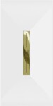MEXEN/S - Toro obdélníková sprchová vanička SMC 200 x 70, bílá, mřížka zlatá 43107020-G