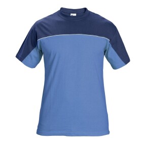 Triko STANMORE krátký rukáv sv.modrá/tm.modrá vel .XL 100% bavlna XL - sv.modrá/tm.modrá