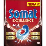 SOMAT tablety do myčky 50 ks EXCELLENCE 4v1 MEGA