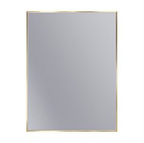 Erga Rectangle, obdélníkové zrcadlo 60x80 cm, zlatý rám, ERG-V01-RECTAGLE-6080-GD