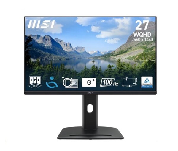 MSI LCD PRO MP275QPG, 27" 2560x1440, IPS, 100Hz, 4ms, VESA 100x100mm, N/A, Black EDF_2666375