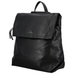 Trendy dámský koženkový kabelko-batoh Coveri Lethea, černý