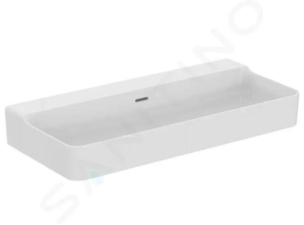 IDEAL STANDARD - Conca Ceram Umyvadlo 1000x450 mm, s přepadem, bez otvoru pro baterii, bílá T379901