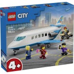 60492 LEGO® CITY Osobní jet; sada s odletováním, zavazadlovým vozem a 4 minifigurami