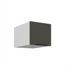 Horní skříňka Aria 40 NAGU-36 1F Barva korpusu: Bílá, Barva dvířek: GR - Graphite AFM