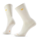 Dámské merino městské ponožky SMARTWOOL Women's Everyday Groovy Bloom Crew Socks, Natural velikost: 42-45 (L)