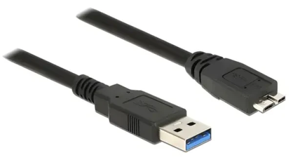 Delock USB-A - Micro-USB B 3.0 černá / USB kabel / 1,5 m / USB 3.2 Gen 1 / 5 Gbit/s (85073)