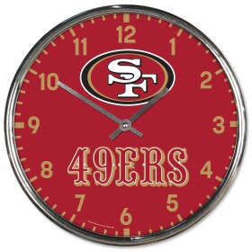 Hodiny San Francisco 49ers NFL Chrome Team Design
