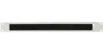 Lanview 19" kartáčový organizér kabelů 1U bílá / Organizér kabelů / kovový / kartáčový průchod (RAO200WH)