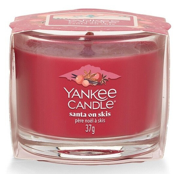 Yankee Candle votivní svíčka: Santa On Skis 37g