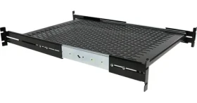 StarTech Vysouvací rack police 2U černá / Rack police / 19" / nastavitelná hloubka / nosnost 22,7 kg / ocel (UNISLDSHF19)