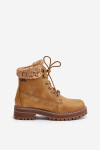 Zateplené dámské boty Big Star OO274A285 Camel 36