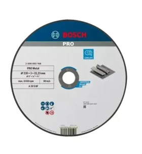 BOSCH 2608603168 / Řezací kotouč na kov / Průměr 230 x 22.23 mm / Šířka řezu 3.0 mm (2608603168)
