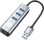 Techly iDATA USB 3.0 - RJ45 / Adaptér / USB 3.2 Gen 1 / RJ-45 Ethernet / hliníkové tělo (TLY_366907)