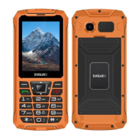 EVOLVEO StrongPhone Z6, vodotěsný odolný Dual SIM telefon, oranžová EDF_547106