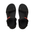 Lee Cooper pánské boty na suchý zip sandály na letní pláž světle černé 43