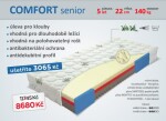 Materasso Matrace COMFORT SENIOR ROZMĚR: 80 x 190 cm - ATYP
