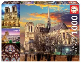 EDUCA Puzzle Notre Dame koláž