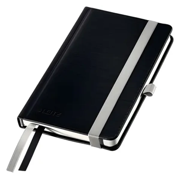 Leitz STYLE A6 saténově černá / Zápisník / čtverečkovaný / tvrdé desky / 80 listů (44910094)
