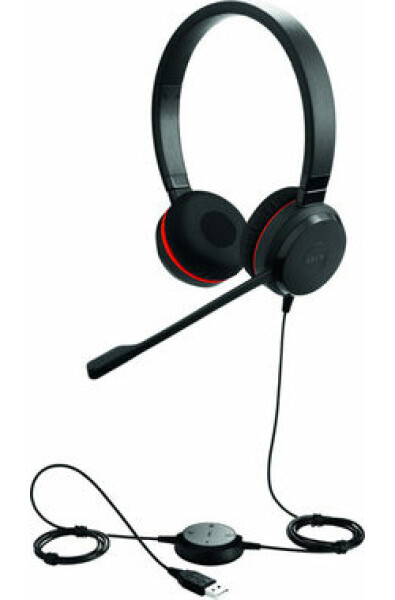 Jabra Evolve 30 II Stereo UC USB-A černá / stereo náhlavní souprava / mikrofon / USB-A + 3.5mm jack (5399-829-309)