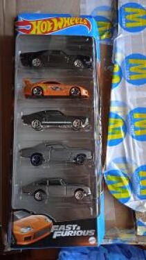 Hot wheels Rychle a zběsile 5 pack