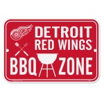Mustang Cedule Detroit Red Wings NHL 10" x 15" BBQ Zone