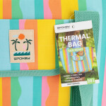 Spokey SAN REMO Termotaška, 28 l, barevné pruhy