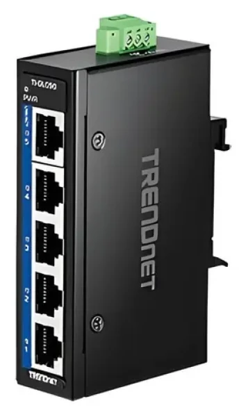 TRENDnet TI-GLC50 / Switch / 5-port 10/100/1000 Mbps / průmyslový / na DIN lištu (TI-GLC50)
