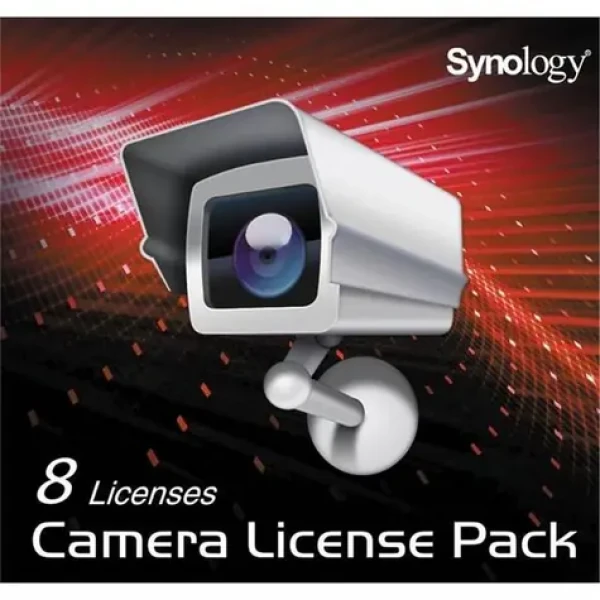 Synology Virtual Device License Pack 8 - elektronická Surveillance licence pro 8 kamer/kanálů (VIRTUAL DEVICE LICENSE PACK (X 8))