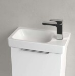 VILLEROY & BOCH - Architectura Umývátko 48x28 cm, bez přepadu, otvor pro baterii vpravo, CeramicPlus, alpská bílá 438649R1