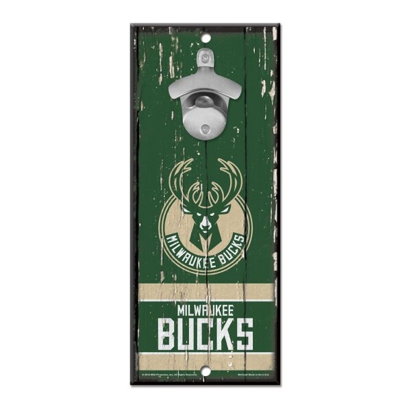 Cedule Milwaukee Bucks NBA s otvírákem