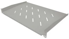 Intellinet 19" police do racku perforovaná šedá / 19" police / 1U / hloubka 350 mm / nosnost 25 kg (715096)