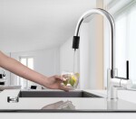 DEANTE ASTER chrom/černá Dřezová baterie, připojením vodního filtru BCA_064M