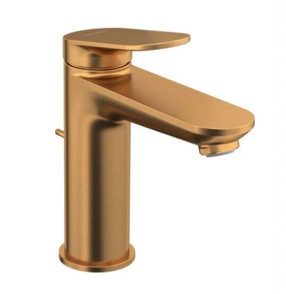 DURAVIT - Wave Umyvadlová baterie s výpustí, kartáčovaný bronz WA1020001004