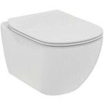 GEBERIT - Duofix Set předstěnové instalace, klozetu Tesi a sedátka softclose, tlačítko Sigma01, lesklý chrom SANI11CD1109